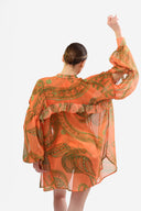 AGAETE ORANGE 0638 - BLUSÃ“N