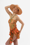 AGAETE ORANGE 0637 - PAREO