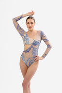 GALDOR BLUE 0208 - VESTIDO DE BAÑO ENTERO