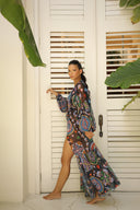 VARENNA BLUE 0418 - KIMONO