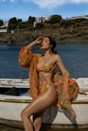 AGAETE ORANGE 0638 - BLUSÃ“N